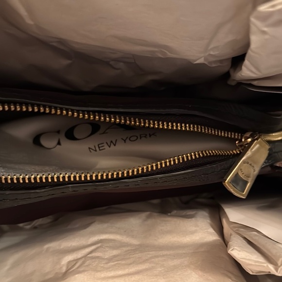 Coach Black leather and coated canvas Brown Women's Bag NWT - Picture 13 of 15